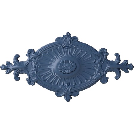 Ekena Millwork Quentin Ceiling Medallion, Hand-Painted Americana, 23 1/2"W x 12 1/4"H x 1 1/2"P CM23RO1AMF